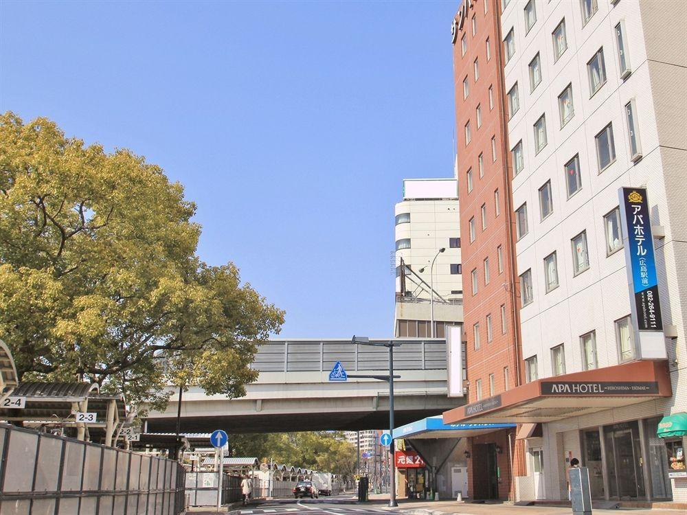 Hiroshima Ekimae Green Hotel Bagian luar foto