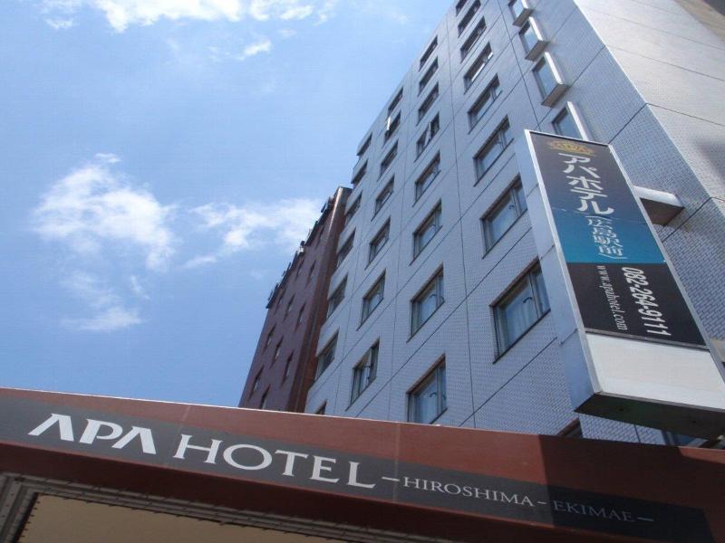 Hiroshima Ekimae Green Hotel Bagian luar foto